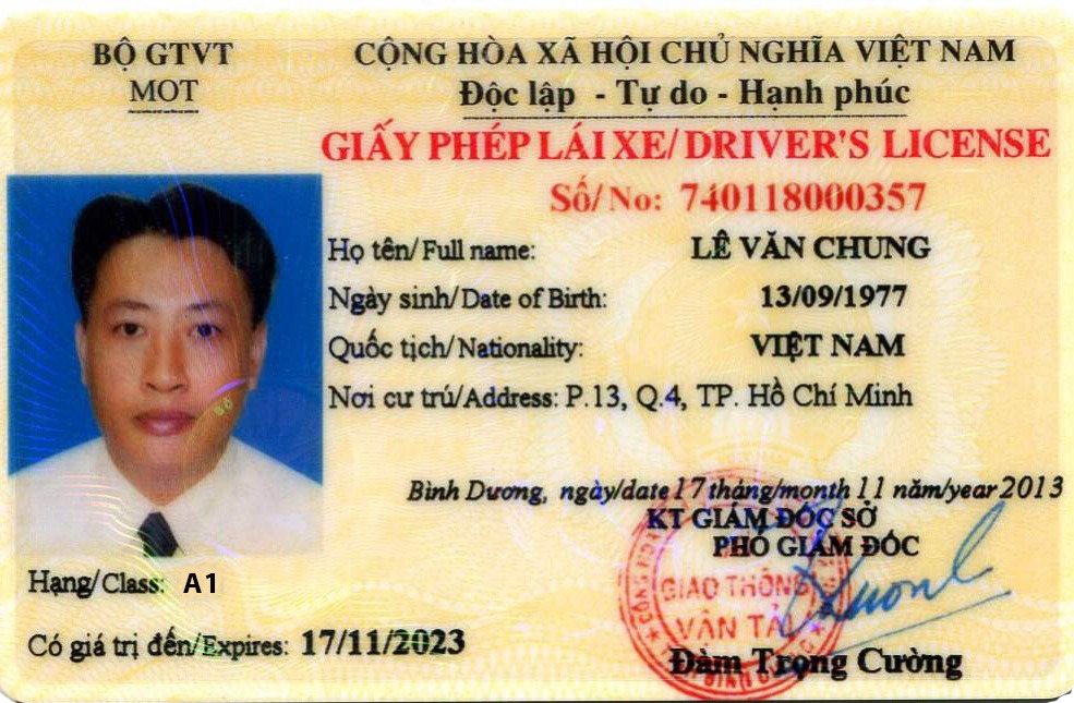 thi bang lai xe máy binh dương